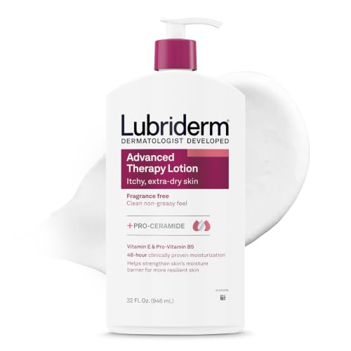 Lubriderm Advanced Therapy Hand & Body Lotion, Fragrance Free, 32 fl. oz