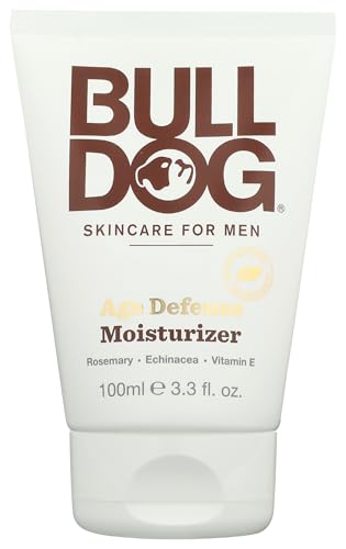 BULLDOG Mens Skincare and Grooming Face Moisturizer Age Defense, 3.3 Fluid Ounce