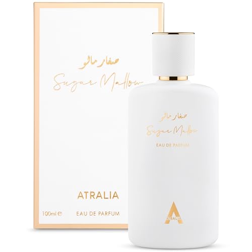 Atralia Sugar Mallow Eau de Parfum 100ml | Sweet Marshmallow, Strawberry & Vanilla Perfume for Women | Long Lasting Gourmand Fragrance with Candy Sugar & Musk
