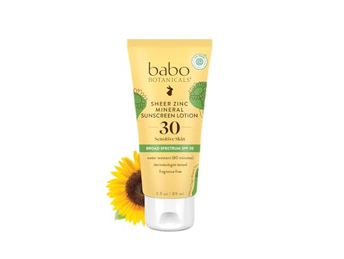 Babo Botanicals, Sunscreen Unscented SPF30, 3 Fl Oz