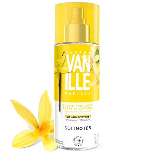 Solinotes Vanilla Body & Hair Mist, Perfumed Fragrance Spray, 250ml