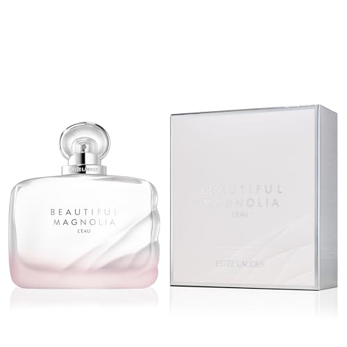 Estée Lauder Beautiful Magnolia L'Eau Eau de Toilette Spray with Notes of Lavender, Magnolia, Rose & Amber | Perfumes for Women, Travel Spray, 0.34 Fl Oz