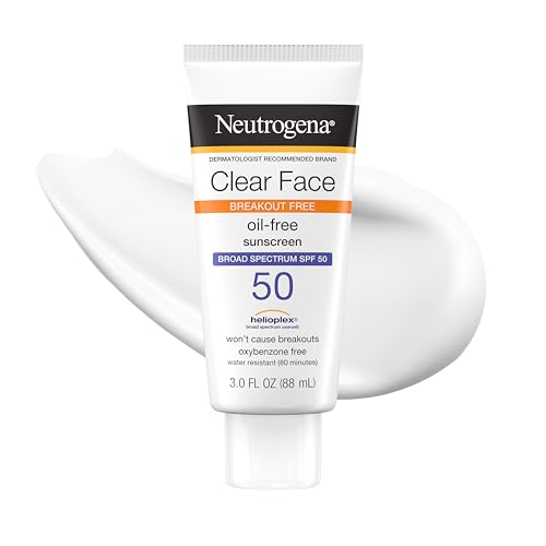 Neutrogena Clear Face Sunscreen Lotion SPF 50, 3 fl. oz