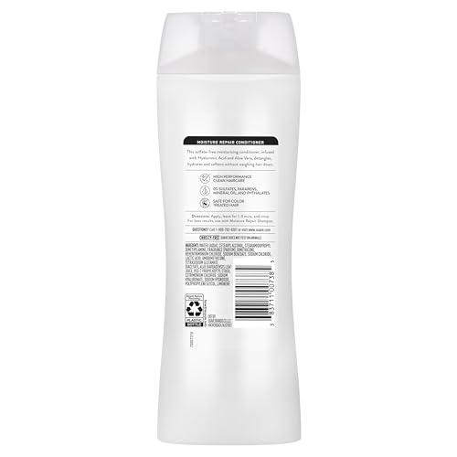 Suave Moisture Repair Conditioner, Sulfate-free, for restored moisture with every wash, safe for color treated hair, 12.6 oz
