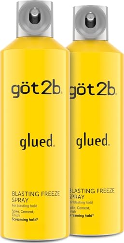 got2b Glued Blasting Freeze Hairspray, 12 oz, 2-Pack, Strong Hold