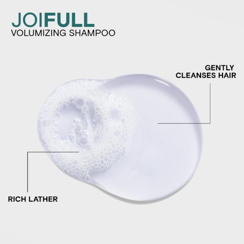 Joico JoiFULL Volumizing Shampoo | For Fine, Thin Hair | Add Instant Body | Long-Lasting Fullness | For Thicker Bouncier Hair | Boost Shine | With Lotus Flower & Bamboo Extract | 33.8 Fl Oz