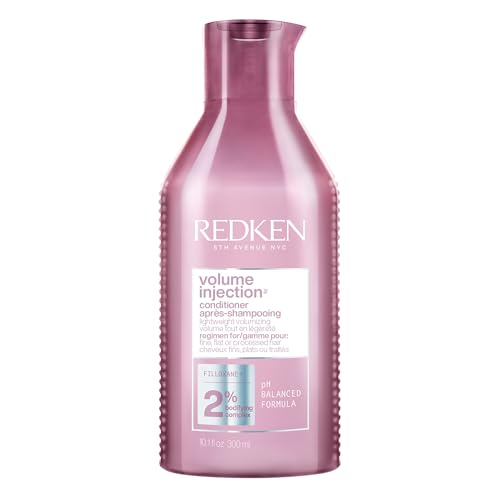 Redken Volume Injection Conditioner – For Fine Hair, 10.1 Fl Oz
