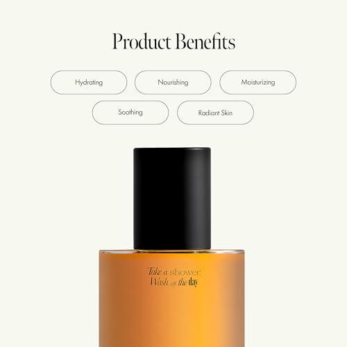 ANILLO Argan Jojoba Body Oil for Dry Skin, Fig Whisky Scent, 3.38 fl oz