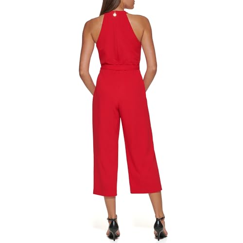 Tommy Hilfiger Women's Dresses Jumpsuit,Scarlet,4