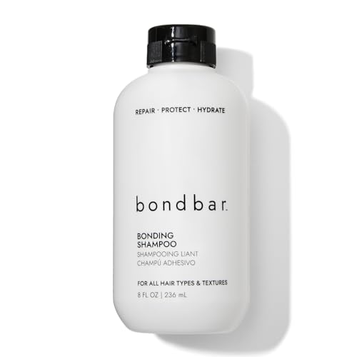 Bondbar Repairing Shampoo, Protects, Strengthens & Hydrates All Hair Types & Textures, Prevents Flyaways & Frizz, Adds Moisture & Shine, Vegan, CrueltyFree, 8 Fl. Oz.