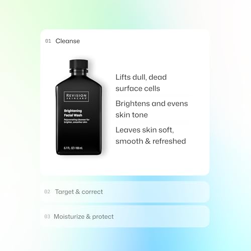 Revision Skincare Brightening Face Wash with AHA & BHA Exfoliants