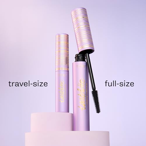 tarte tartelette tubing mascara – Lash Extensions in a Tube, Easy-to-Remove Eye Makeup, Clinically Proven to Volumize & Curl, 24Hr Smudge-Proof Longwear, Vegan & Cruelty-Free, travel size, black
