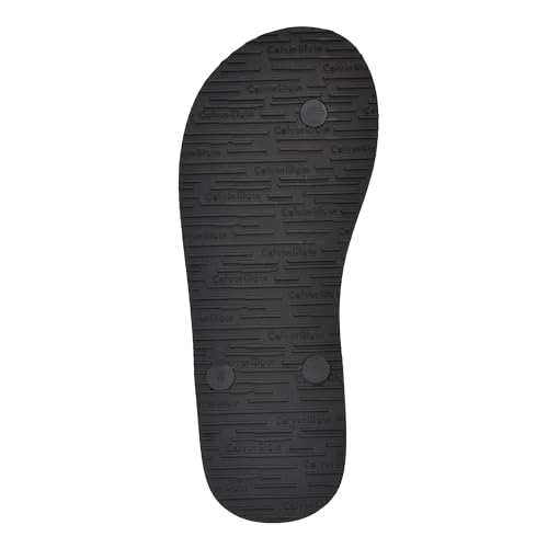 Calvin Klein Women's Salma Flip Flop, Black, 8