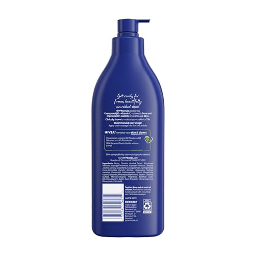 NIVEA Nourishing Hydration Skin Firming Body Lotion, 16.9 FL OZ