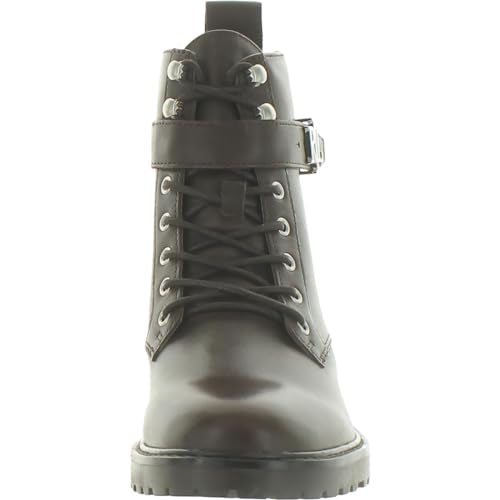 Lauren Ralph Lauren Women's Elridge Lug Sole Boot Chestnut Brown 9 B - Medium