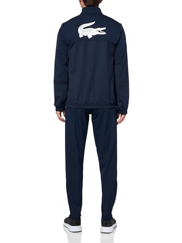 Lacoste Men's Tennis x Daniil Medvedev Tracksuit, Navy Blue/Navy Blue, Large