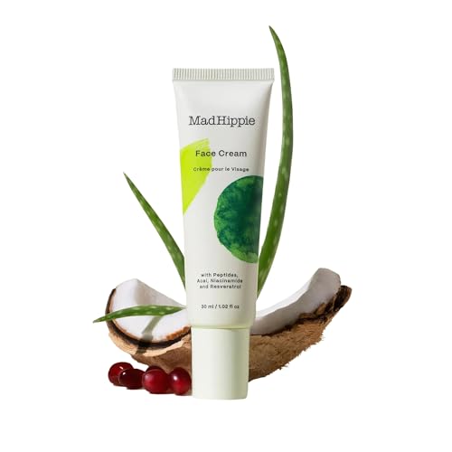 Mad Hippie Face Cream – Age-Defying Face Moisturizer & Skin Tightening Cream with Niacinamide, Advanced Peptides & Argan Oil 1.02 Oz