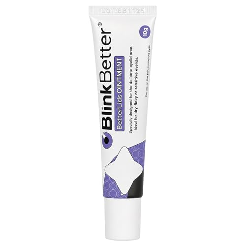 BlinkBetter BetterLids Eyelid Ointment for Dry, Itchy & Sensitive Eyelids – Deep-Moisturising Oat Complex with Shea Butter & Panthenol to Hydrate, Nourish & Soothe Delicate Eyelid Skin – 0.34 oz