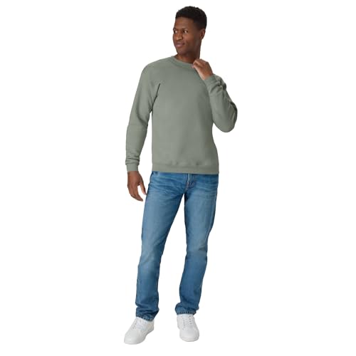 Hanes mens Ecosmart Sweatshirt, Stonewashed Green, XX-Large US