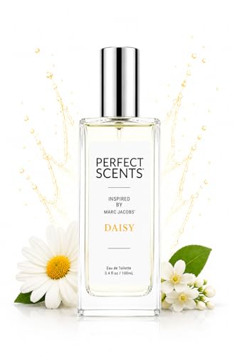 Perfect Scents Fragrances, Inspired by Marc Jacobs' Daisy, Women’s Eau de Toilette, CLEAN, Vegan, Paraben-Free, Phthalate-Free, Never Tested on Animals, 3.4 Fluid Ounces