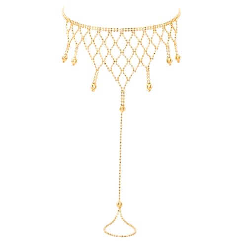 14k Yellow Gold Beaded Clon Bracelet - 7+1"