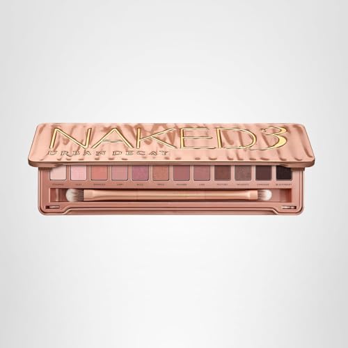 Urban Decay Naked3 Eyeshadow Palette - 12 Rosy Soft Pink Neutral Shadows