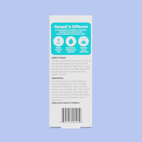 Kerasal Intensive Foot Repair, Skin Healing Ointment for Cracked Heels and Dry Feet, 1 Oz