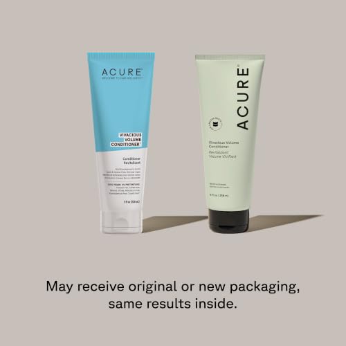 Acure Vivacious Volume Conditioner - for Thinning Hair, Vegan - 8 fl oz