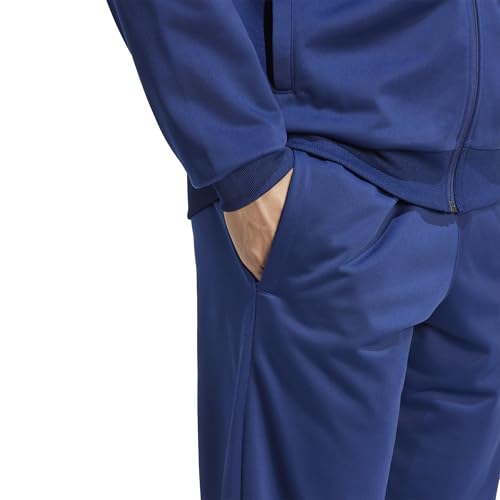 Adidas Men's Train Linear Track Suit, Dark Blue, Medium