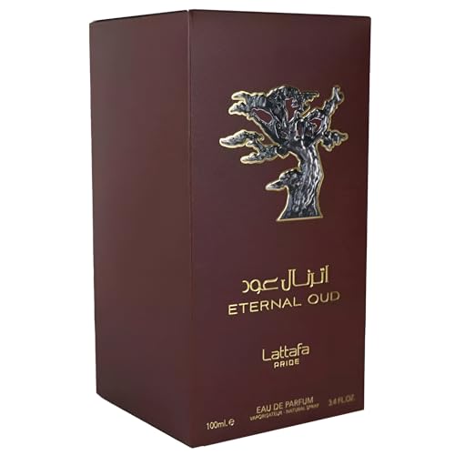 Lattafa Eternal Oud Eau De Parfum Spray, 3,4 Ounce (Unisex)