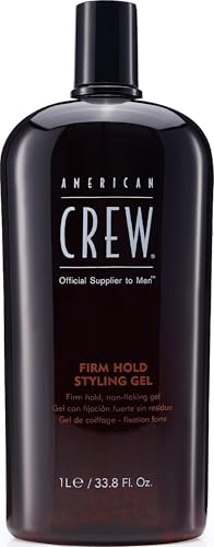 American Crew Men's Styling Gel, Firm Hold & High Shine, 33.8 fl oz