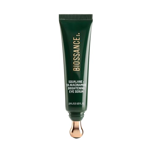 BIOSSANCE Squalane + 5% Niacinamide Eye Serum - Brightening & Depuffing
