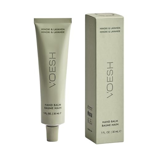 VOESH Vegan Hand Balm – K-Beauty Korean Skincare Hand Cream for Dry Hands – Non-Greasy Fast-Absorbing Moisturizer with Turmeric Mango Butter and Squalane – 1 oz Travel Size (Hinoki & Lavanda)