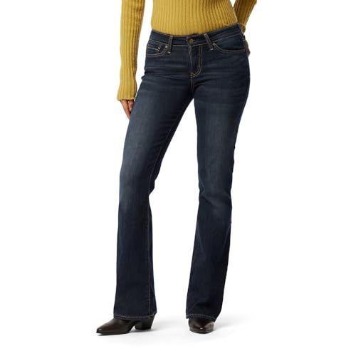 Signature by Levi Strauss & Co. Gold Women's Modern Bootcut Jean, Stormy Sky-waterless, 14 Medium