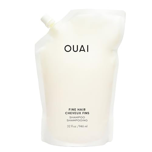 OUAI Fine Hair Shampoo Refill - Thickening Shampoo for Thin Hair (32 oz)