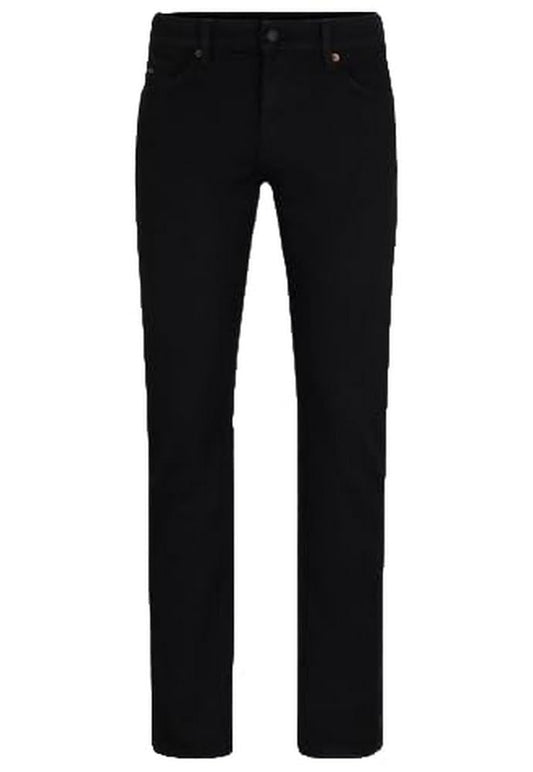 BOSS Delaware Slim Fit Stretch Jeans Black Night
