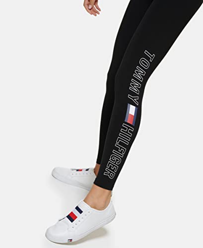 Tommy Hilfiger Women's High Rise Leggings, Deep Blue, Small
