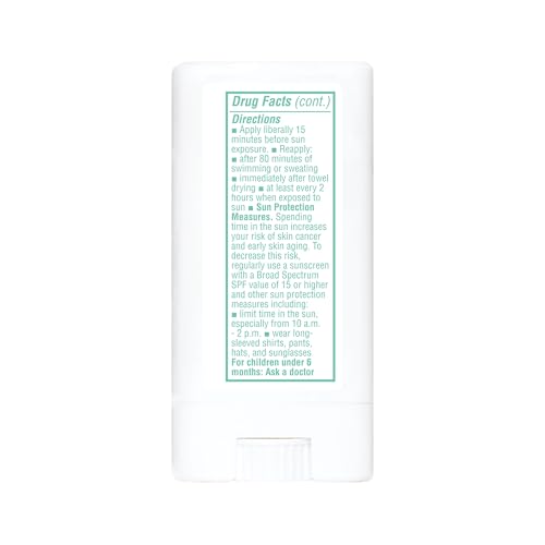 Thinkkids Mineral Sunscreen Stick SPF 30, 0.64 Oz, Vegan & Water Resistant