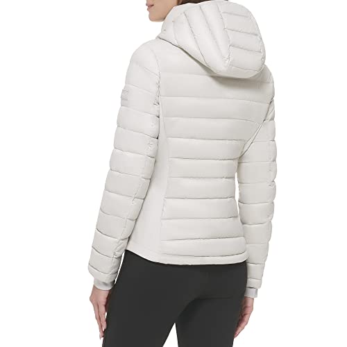 Calvin Klein womens Outerwear Jacket,GREY OWL,Large