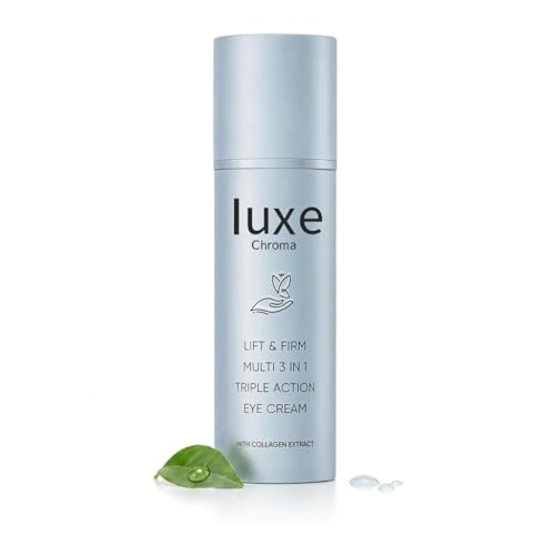 Iuxe Chroma Official Iuxe Eye Balm, Eye Balm Stick, 3-in-1 Hydrating & Smoothing Eye Cream with Collagen, Lightweight Formula for Daily Eye Care, Portable Design