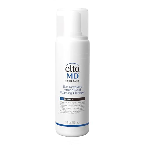 EltaMD Skin Recovery Amino Acid Foaming Face Wash, Fragrance-Free, 5 oz