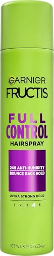 Garnier Fructis Style Full Control Anti-Humidity Hairspray, Ultra Strong Hold, 8.25 oz.
