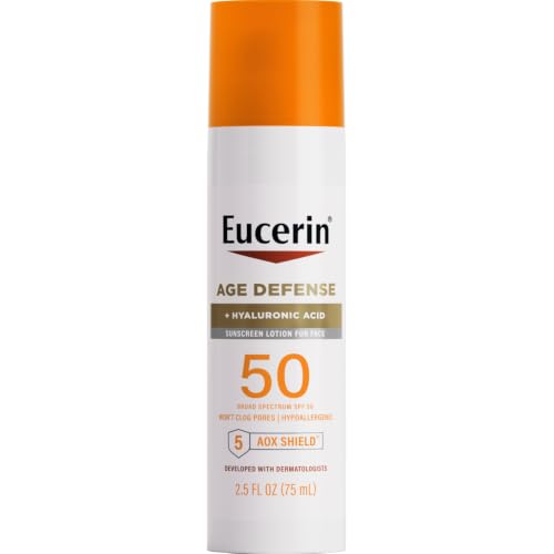 Eucerin Sun Age Defense Face Sunscreen Lotion SPF 50, 2.5 FL OZ