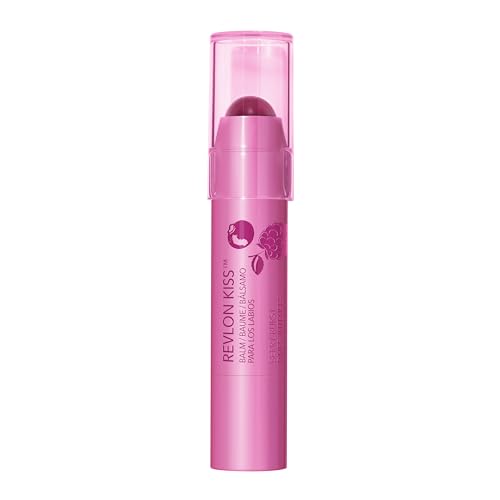 Revlon Kiss Balm with Sunscreen SPF 20, 035 Berry Burst, 0.09 oz