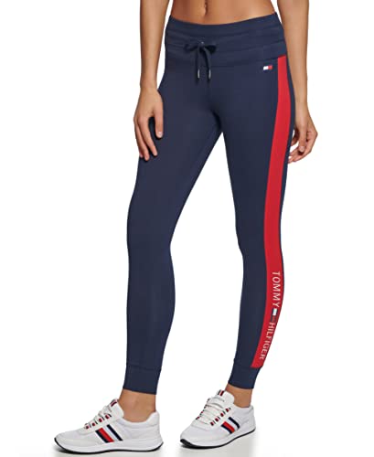 Tommy Hilfiger Sport Womens Sport Legging,Navy,M