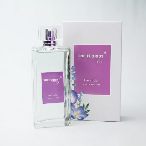 JASS The Florist Co. | Lavender Eau de Toilette | 3.4oz | Long-Lasting Floral Perfume for Women | Calming Fresh Scent | Elegant Gift