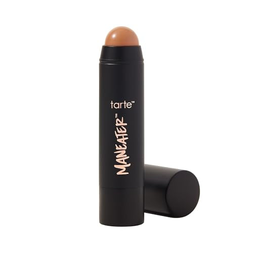 tarte maneater silk stick bronzer – Buildable Lightweight Cream Bronzer, Natural Matte Finish, Vegan & Cruelty-Free, full size, dusk