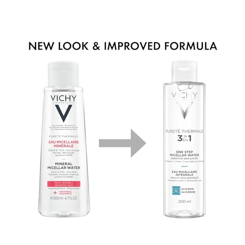 VICHY Pureté Thermale Micellar Water Eye Makeup Remover & Toner 6.76oz