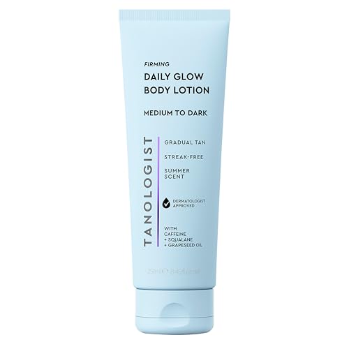 Tanologist Firming Daily Glow Body Lotion, Gradual Self Tanner, 8.45 fl oz