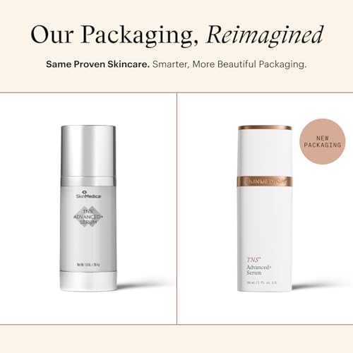 SkinMedica TNS Advanced+ Face Serum - Multi Peptide Serum to Help Improve the Appearance of Wrinkles, Fine Lines, Skin Tone & Texture (1 oz)
